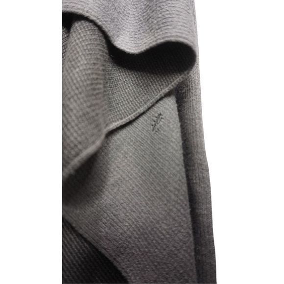 Lululemon 4 Gray Boolux Cashmere Angora Reflection Wrap‎ Cardigan Reversible Top - Picture 3 of 8